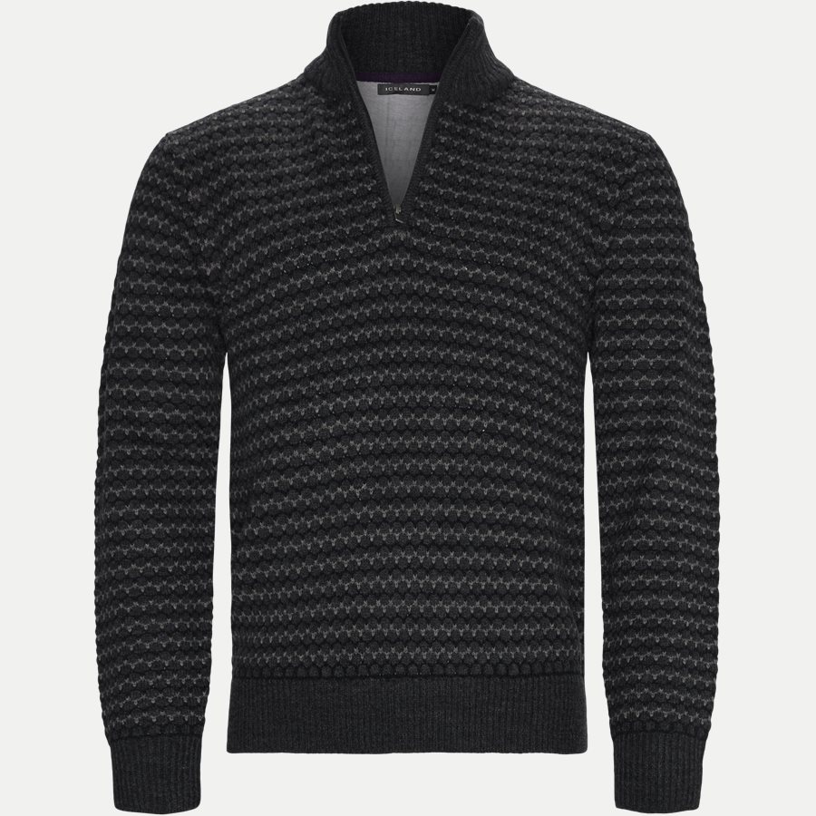 KATLA - Katla Half-Zip Strik - Strik - Regular - ANTRA MEL - 1